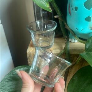 Clear Glass Votive Candle Holders
